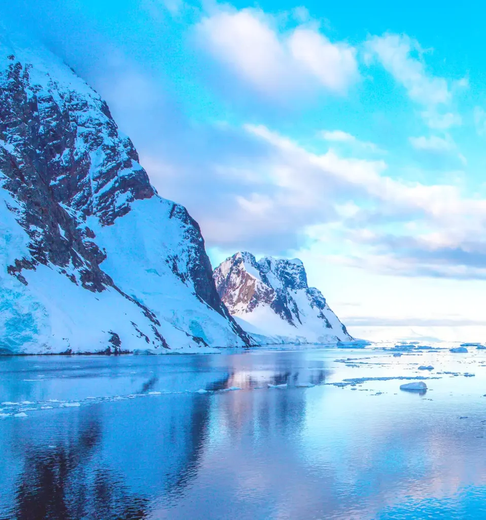 Glaciers in Antarctica