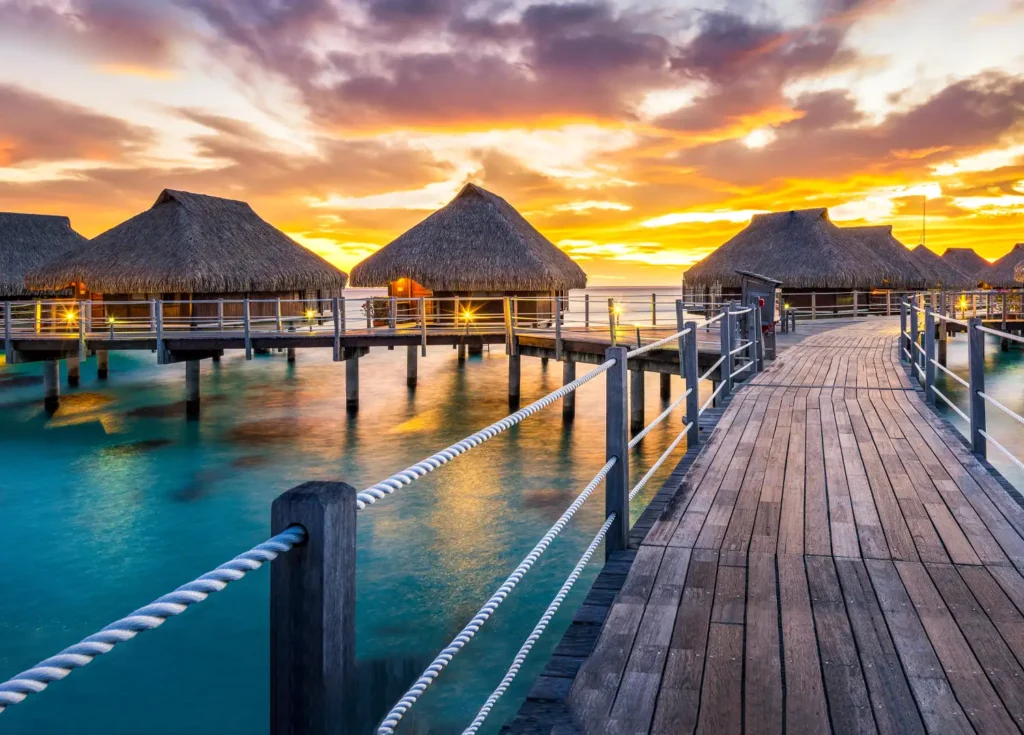 Overwater bungalow