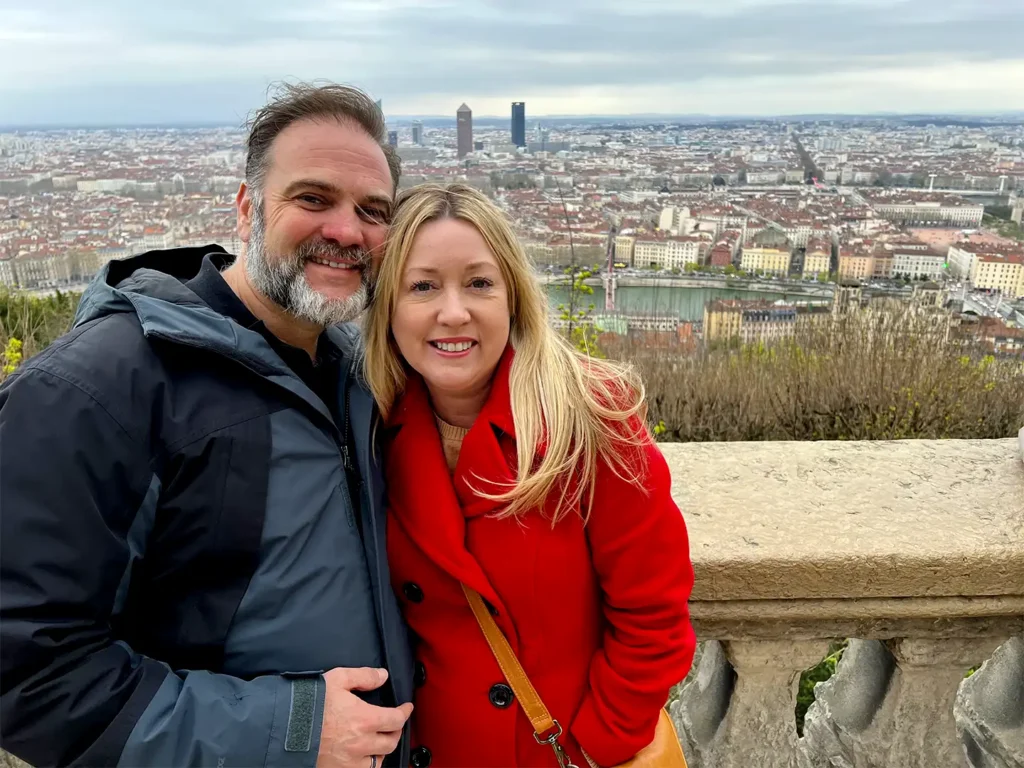 roni and Michael on holiday